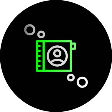 Kamera simgesi vektörü. düz biçim illüstrasyonu