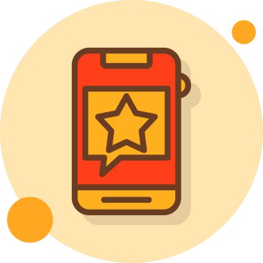 Doldurulmuş dış hat biçiminde cep telefonu simgesini ara