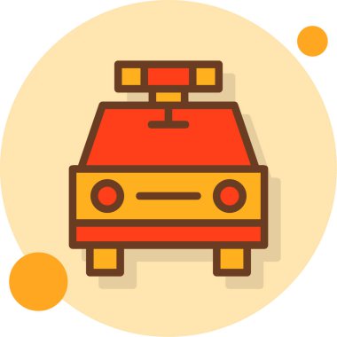 - Araba. Web simgesi basit illüstrasyon