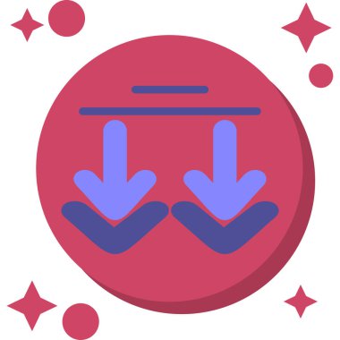 mıknatıs ağ simgesi basit illüstrasyon