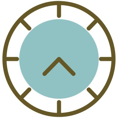 Vektör pusula simgesi simgesi