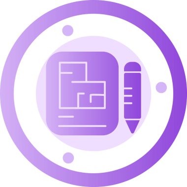 kalem simgesi vektör illüstrasyonu