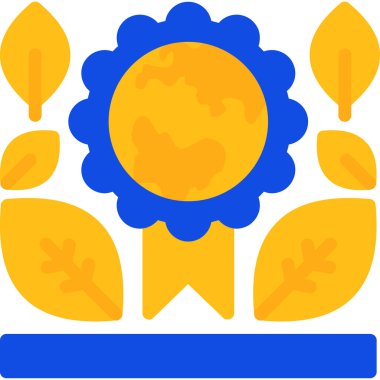 ödül yarışması simgesi düz stil