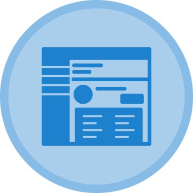 Web ve mobil için vektör simgesi