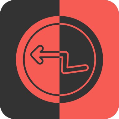 Tek izole edilmiş simgenin vektör illüstrasyonu