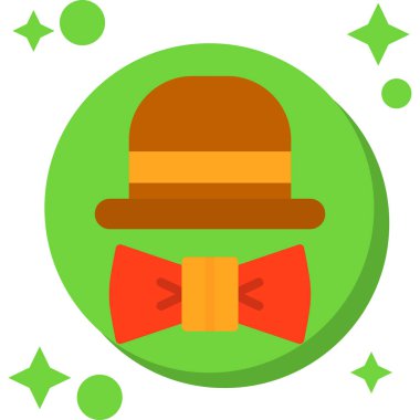 Şapka. Web simgesi vektör illüstrasyonu