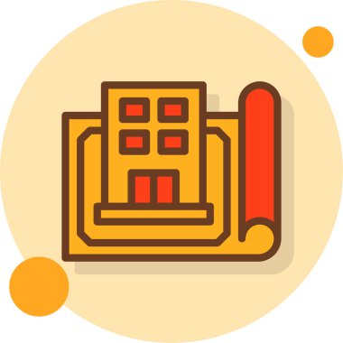 Yapı simgesinin vektör illüstrasyonu