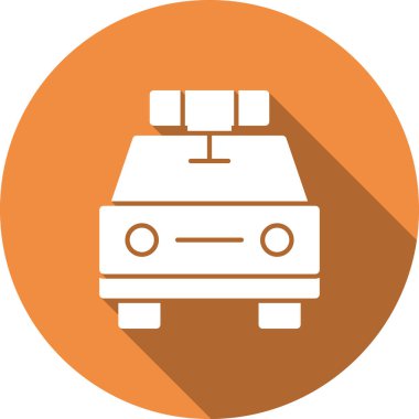 - Araba. Web simgesi basit illüstrasyon