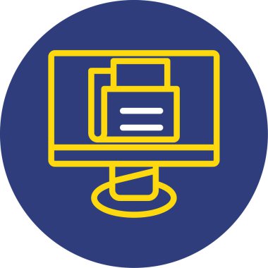 Seo simgesinin vektör illüstrasyonu