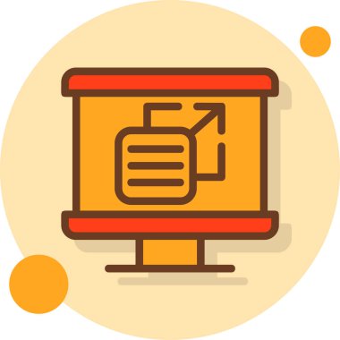 Web ve tarayıcı için iş yönetimi dairesi simgesi