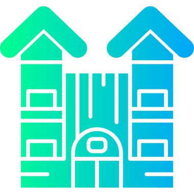 ev ikonu vektör illüstrasyon tasarımı