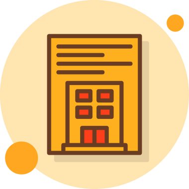 ticari finans simgesi vektör illüstrasyonu