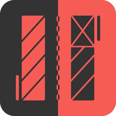 inşaat vinç simgesi ana hat biçiminde oluşturuluyor