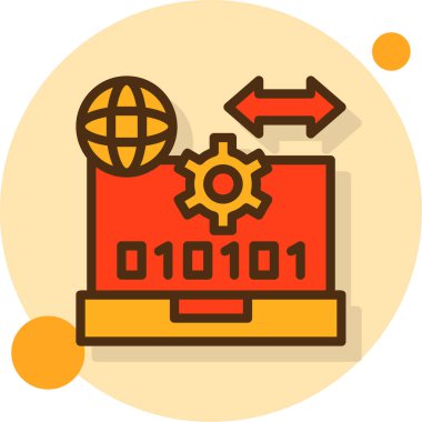 Web geliştirme vektör simgesi