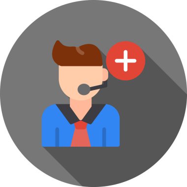 Müşteri düz vektör simgelerini ara.