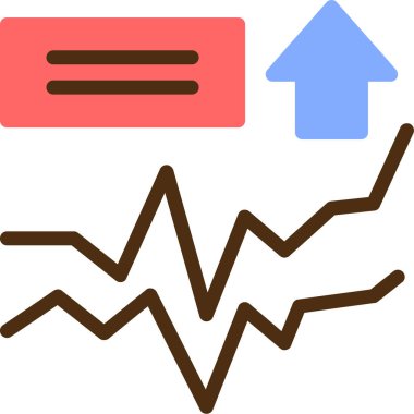 İş grafiği Basit düz simge