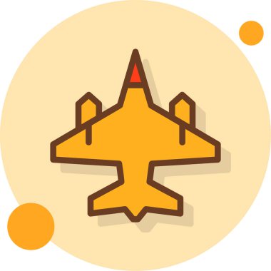 Roket. Web simgesi basit illüstrasyon