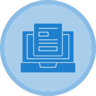 Dosya. Web simgesi basit illüstrasyon