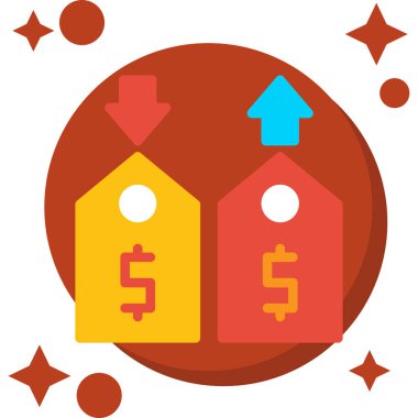 ev emlak simgesi, vektör illüstrasyon tasarımı