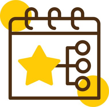 tarih ve saat simgesi vektör illüstrasyonu