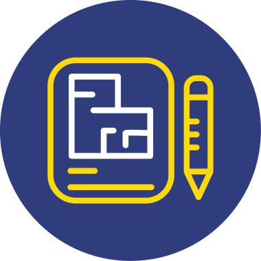 Kitap. Web simgesi basit tasarım