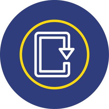 ok simgesinin vektör illüstrasyonu