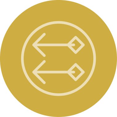 ok simgesinin vektör illüstrasyonu