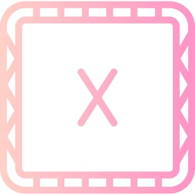 çapraz simge vektör illüstrasyonu