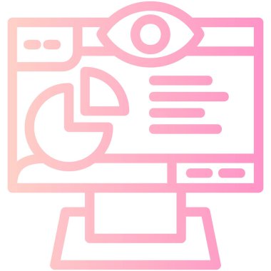 Seo simgesinin vektör illüstrasyonu