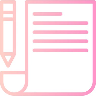 belge simgesi vektör illüstrasyonu