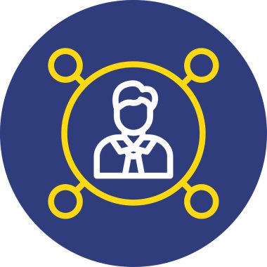 iş adamı vektör simgesi