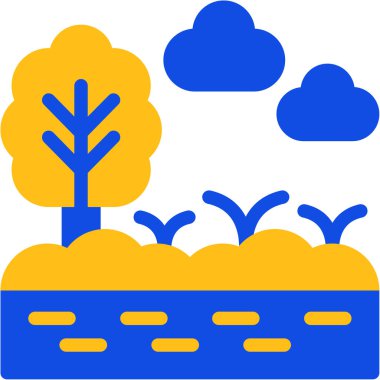 tarım çiftçiliği ikonu düz stil