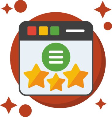 Geri bildirim değerlendirme simgesi