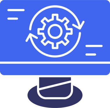 seo modern simgesinin vektör illüstrasyonu