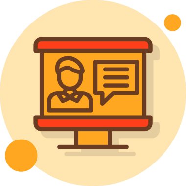 iş simgesi vektör illüstrasyonu