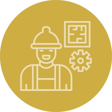 Yapı ve onarım simgelerinin vektör illüstrasyonu