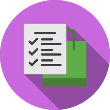 belge simgesi vektör illüstrasyonu