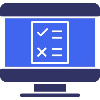 bilgisayar simgesi, vektör illüstrasyonu basit tasarım