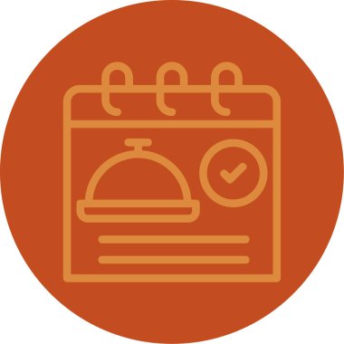 Otel simgesi vektör illüstrasyonu