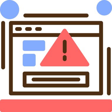 Web tasarım simgesi, web sayfasının illüstrasyonu