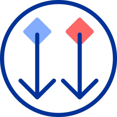 Yol işaretinin vektör illüstrasyonu