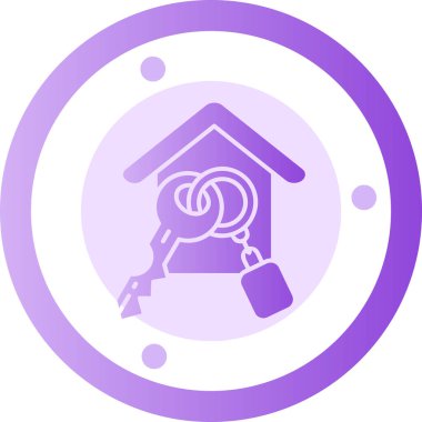 Anahtar. Web simgesi basit illüstrasyon