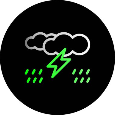 bulut simgesi, vektör illüstrasyonu