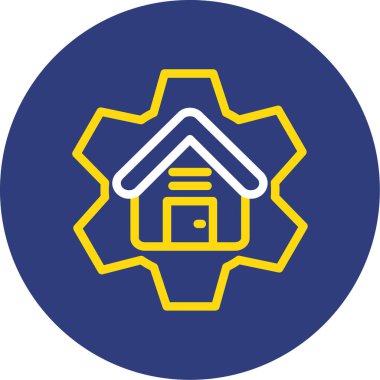 ev simgesi vektör illüstrasyonu