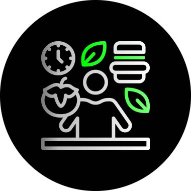 Elinde bitki ve ağaç olan bir adamın vektör çizimi. yeni iş konsepti.