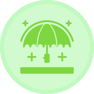 şemsiye simgesi vektör illüstrasyonu