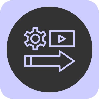 vektör ayarı simgesi, illüstrasyon