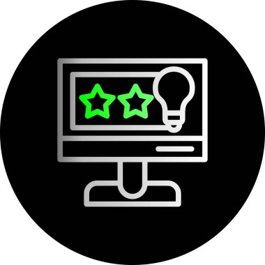 İş konsepti simgesinin vektör illüstrasyonu