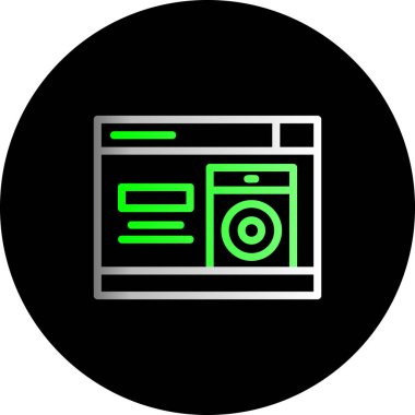 Beyaz arkaplan ve çember üzerinde cd düz illüstrasyon