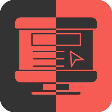 Uygulamanız için vektör modern simgesi